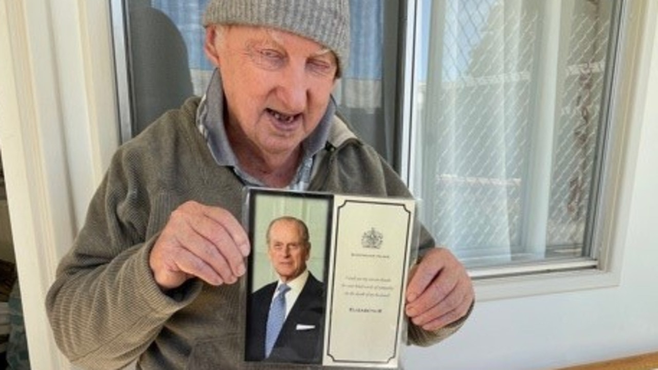 St Vincent's Care Services Toowoomba resident Rodney Koehler sent a condolence letter to Queen Elizabeth II after Prince Philip's death, and was chuffed to receive a letter in return.