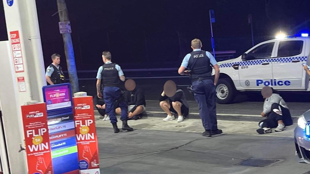 Police were called to an Ampol service station in North Bondi following reports of a brawl. Picture: Australian Jewish Association