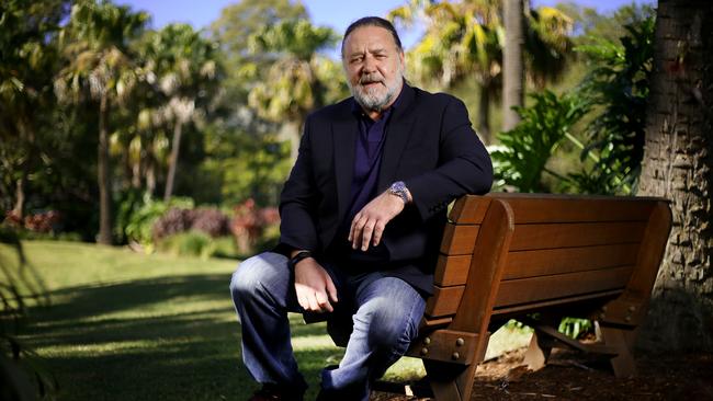 Actor Russell Crowe last year announced the building of a movie studio on the Pacific Bay Resort site in Coffs Harbour. Picture: Nathan Edwards