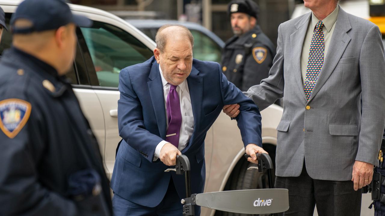 Harvey Weinstein arrives for his sex assault trial at Manhattan Criminal Court on January 27, 2020 in New York City. Picture: David Dee Delgado/Getty Images.