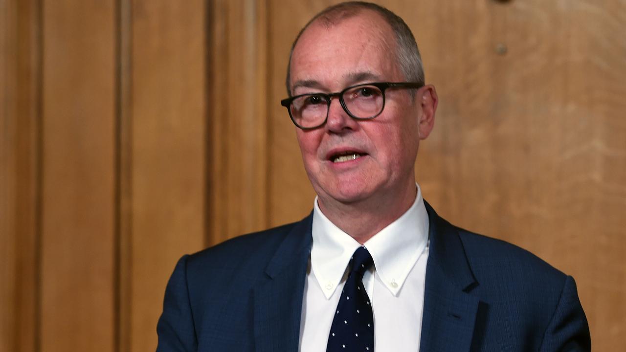 Britain's Chief Scientific Adviser Patrick Vallance has politicians and experts should stop ‘over-promising’ what a vaccine could do. Picture: Eddie Mulholland/WPA Pool/Getty Images