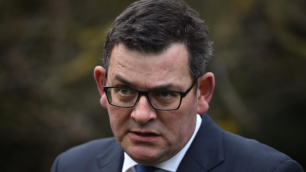 Daniel Andrews announced a snap seven day lockdown at Parliament Gardens on Thursday. Picture: NCA NewsWire / Nicki Connolly