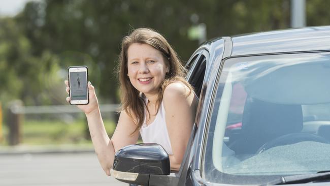 Olivia Antoniou, 26, recently shopped around to get a better deal on her car insurance. Picture: Rob Leeson.