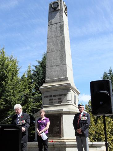 Remembrance Day service at the Launceston Cenotaph. Picture: ROSS MARSDEN