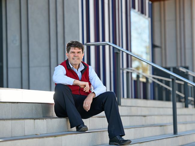 Former Wyong mayor Doug Eaton outside The Art House in Wyong. Pic: AAP Image/Troy Snook