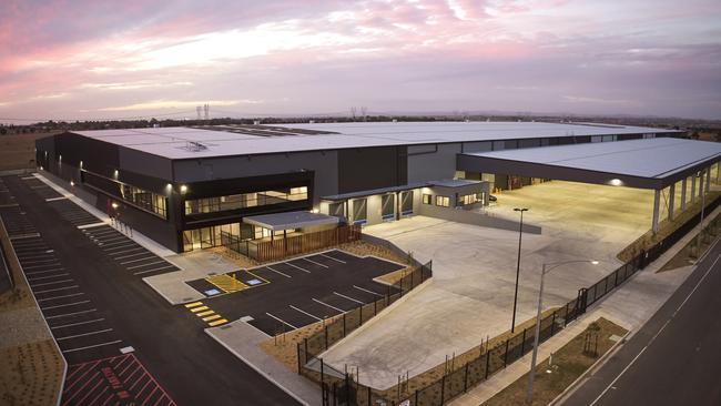 Kimberly-Clark Australia’s new distribution centre in Ravenhall, Victoria.