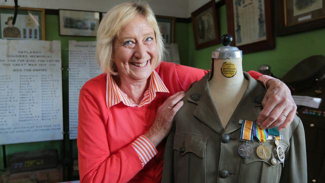 Steph Burbury is compiling an amazing history of local Oatlands war legends in time for Anzac Day Picture Byline - Richard Jupe