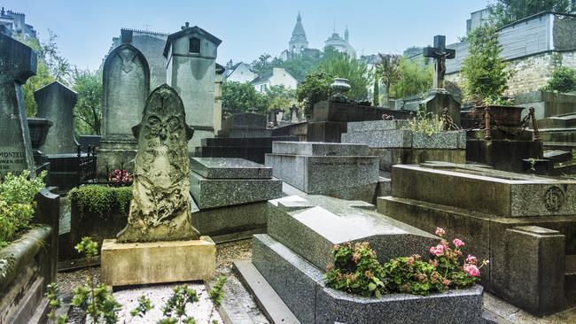 Montmartre Cemetery includes the grave of film-making legend Francois Truffaut.