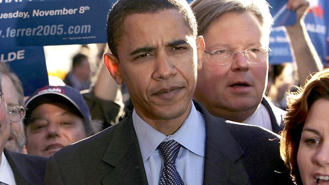 Barack Obama in 2005. Picture: Getty Images