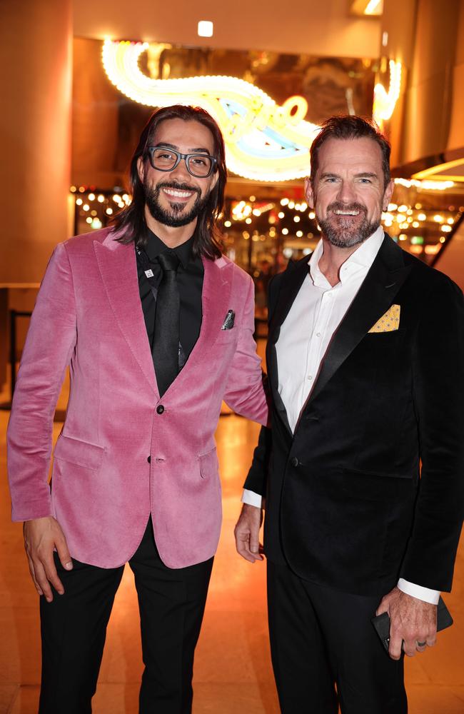 Arthur Costa and Mack Lindon at the Screen Forever SPA Awards at The Star Gold Coast for Gold Coast at Large. Picture, Portia Large.