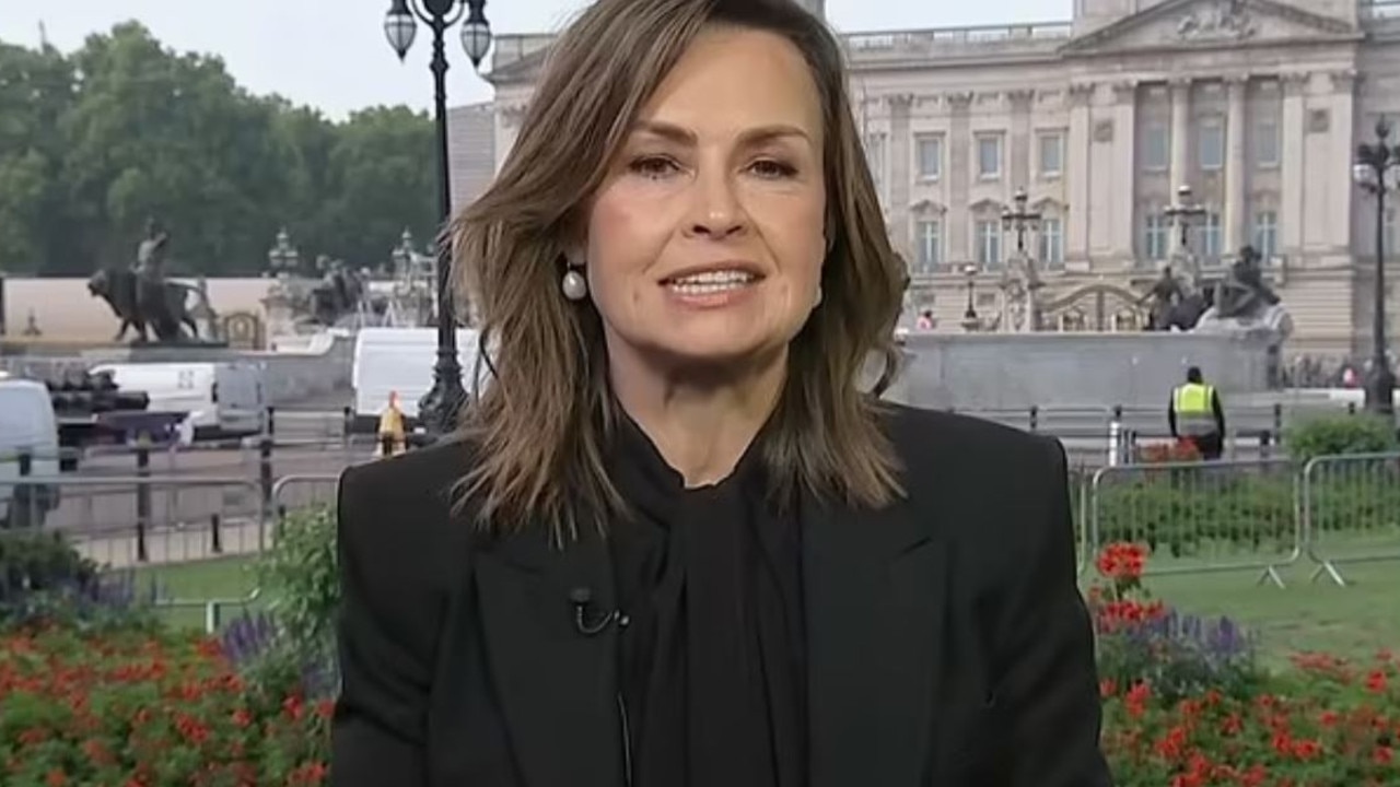 Lisa Wilkinson is in London. Picture: Twitter