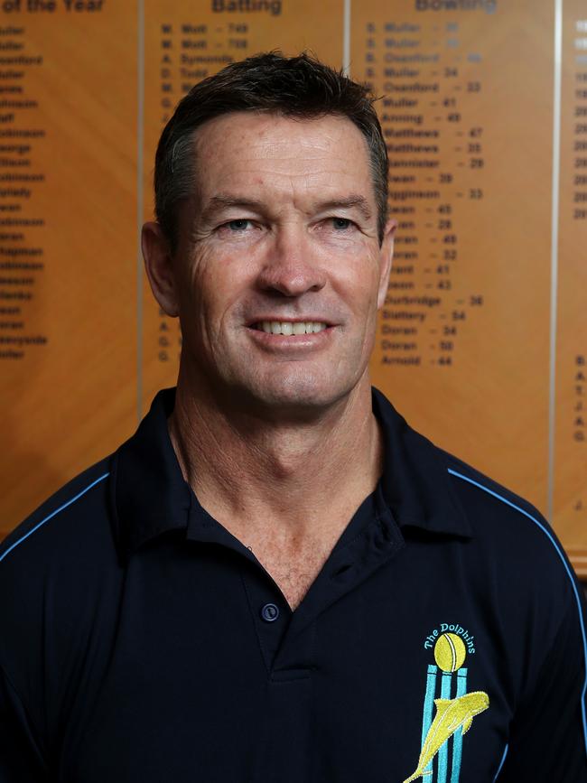 Pictured are the new coaching group for the Gold Coast Dolphins Cricket Club, Graeme Hick (batting)