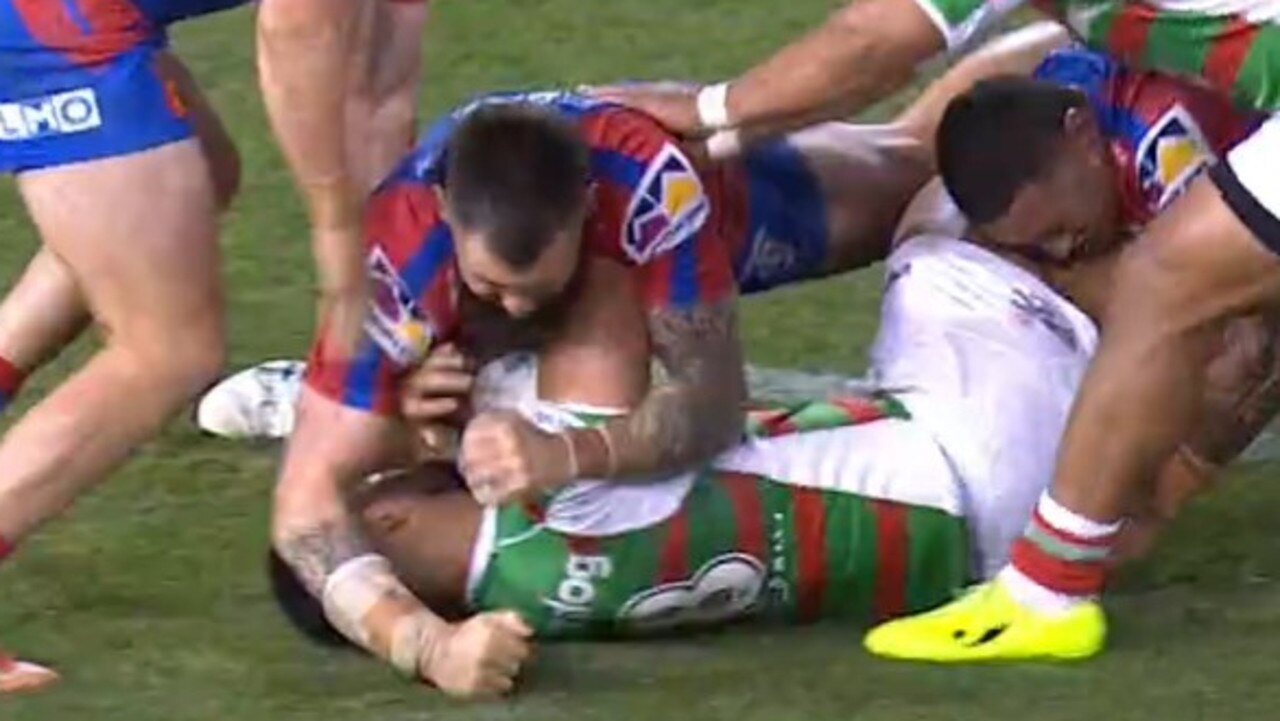 Dave Klemmer stepped over the line. Photo: Fox Sports