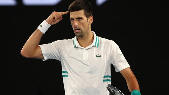 Novak Djokovic will fight against his visa cancellation in the Federal Circuit and Family Court.. Picture: Getty Images