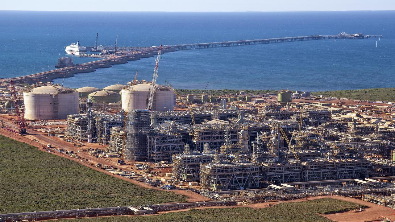 Chevron’s Gorgon project on Barrow Island is now more than 90 per cent complete. Supplied: Chevron