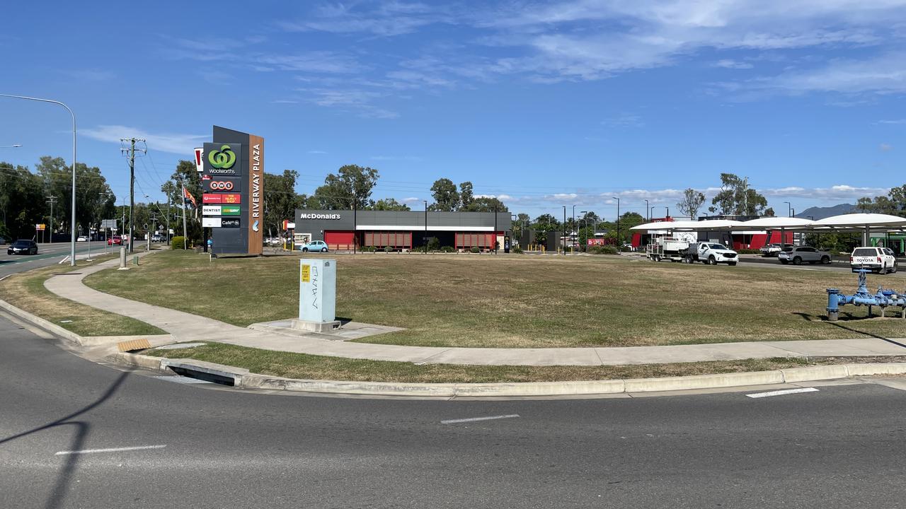 Site of Geon's future medical centre planned for Riverway Plaza – a district level retail centre located on Riverway Drive, Rasmussen. Picture: Leighton Smith.