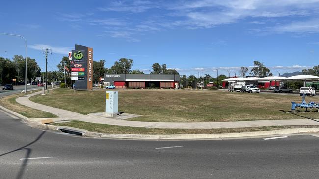 Site of Geon's future medical centre planned for Riverway Plaza – a district level retail centre located on Riverway Drive, Rasmussen. Picture: Leighton Smith.