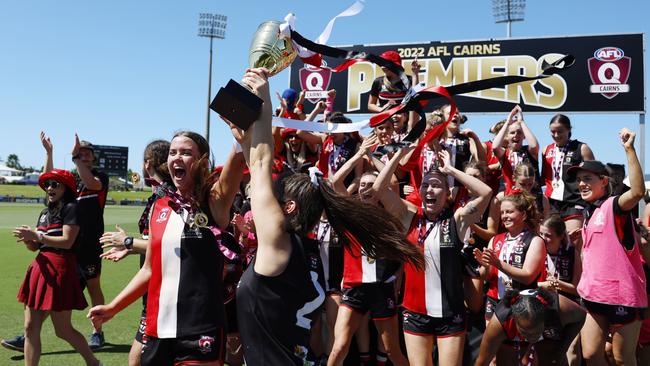 Cairns Saints have won three straight AFL Cairns grand finals - can they claim another? Picture: Brendan Radke