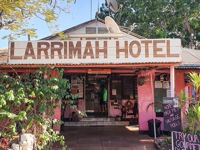 The Larrimah Pink Panther Hotel, for NT's remote pubs yarn.