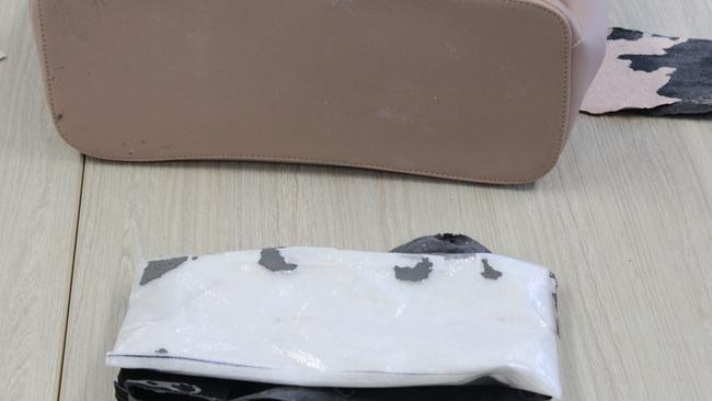 A man charged over the alleged importation of methylamphetamine, or 'ice' into Sydney packed in the false bottom of handbags sent by air mail, has been refused bail in Manly Local Court. Picture: NSW Police