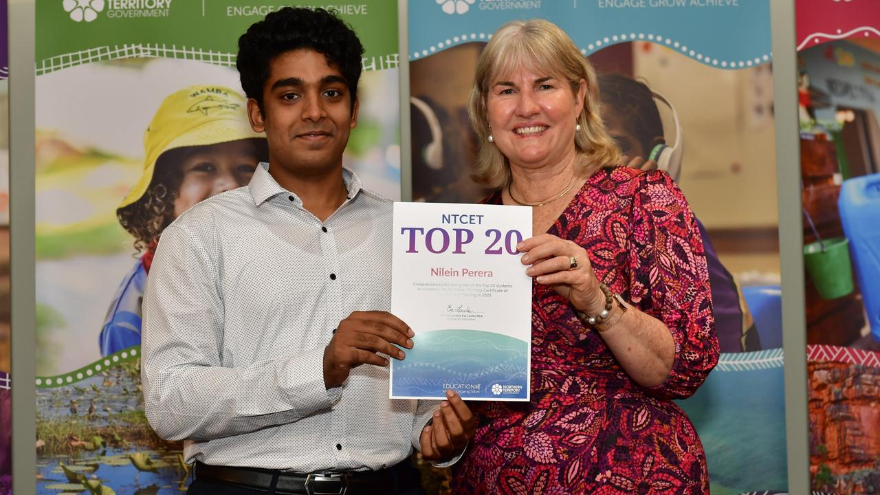 Nilein Perera was one of the top NTCET students of 2023. Picture: Pema Tamang Pakhrin