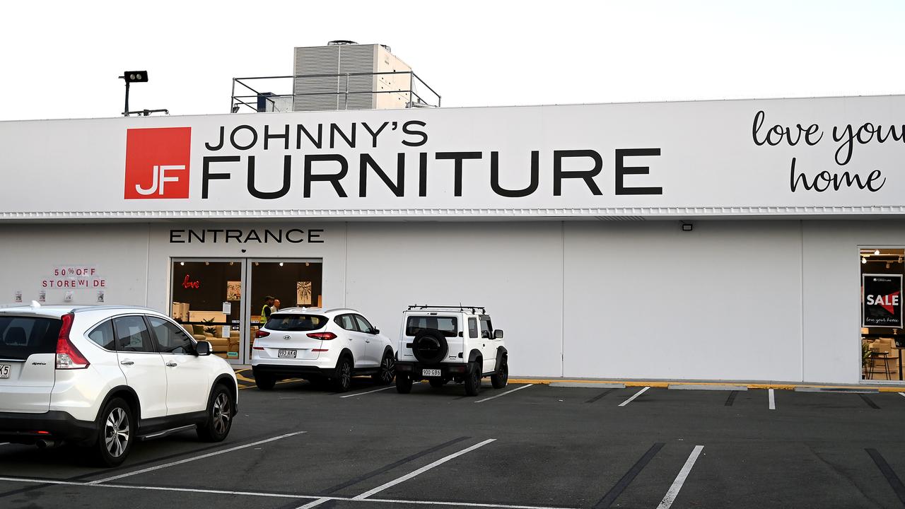 Johnny's Furniture at Bundall which has gone into administration leaving lots of angry customers. Friday June 7, 2024. Picture, John Gass