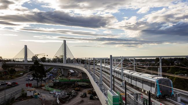 The Skytrain at Kellyville as part of the Sydney Metro Northwest could see a new SES headquarters built below it. Picture: Supplied