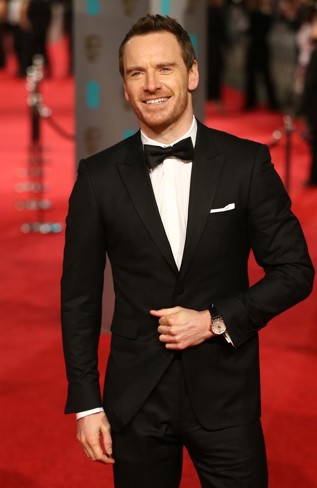 Michael Fassbender attends the British Academy Film Awards at the Royal Opera House on February 14, 2016 in London. Picture: AFP