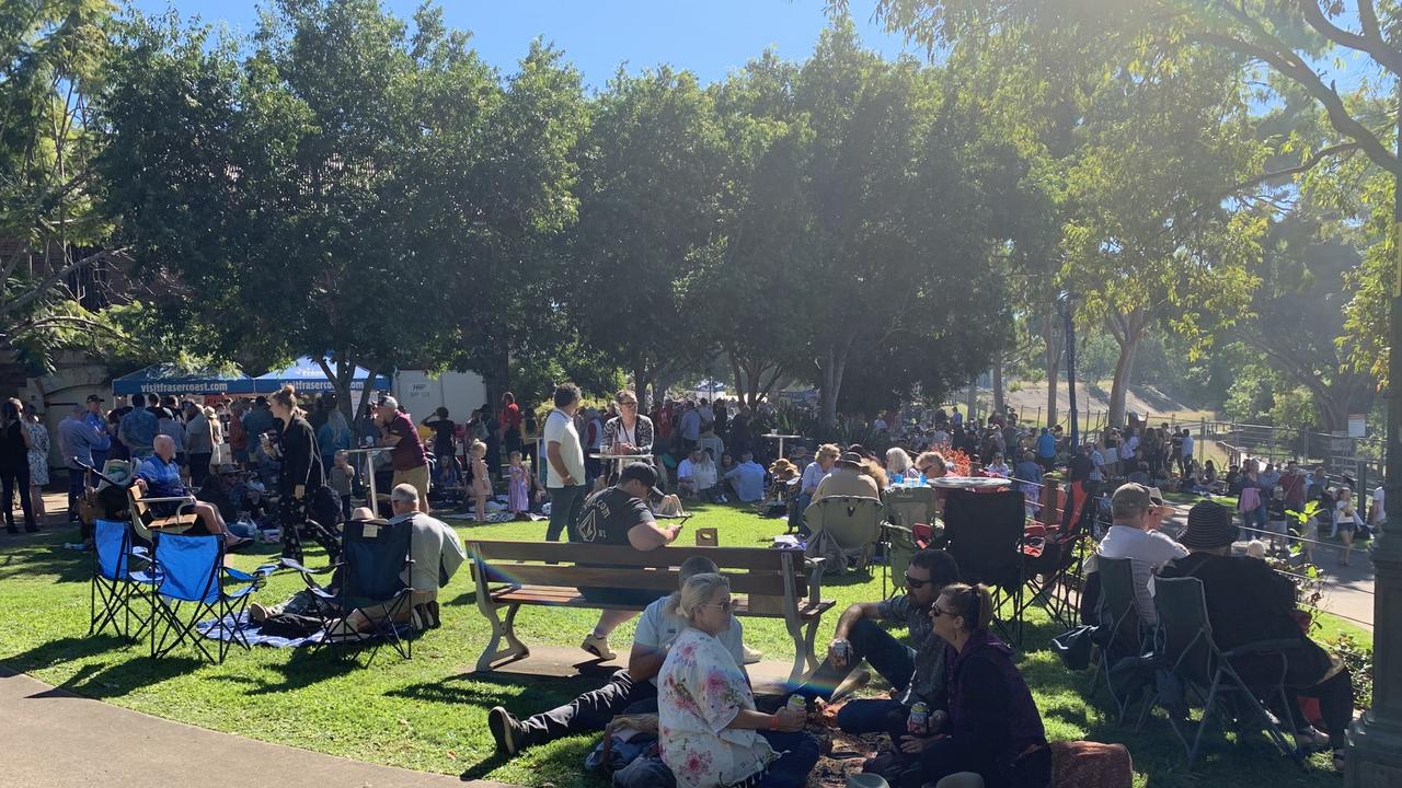 The Relish Food and Wine Festival draws a big crowd. Photo: Stuart Fast