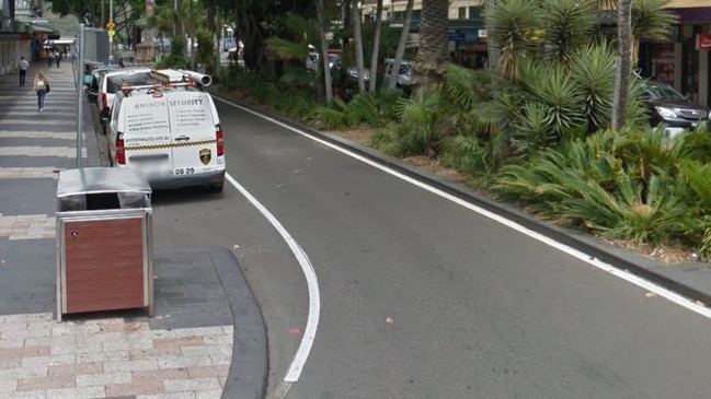 The Corso at Manly, near Darley Road, where a 50-year-old man suffered numerous deep cuts to his face and head in an early morning attack. Picture: Google Maps. 