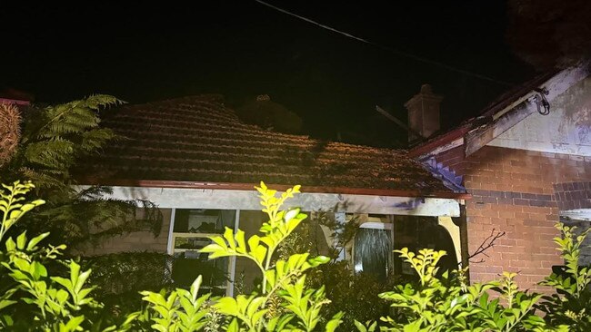 A person has died after house fire in Sydney’s inner west overnight. Picture: Supplied