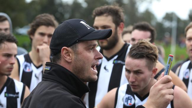 Montmorency coach Ben Haynes will stand down at the end of the season. Picture: Stuart Milligan.