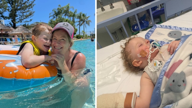 Throughout most of her pregnancy with son, Ted, Sarah had a “feeling” something wasn’t right. Images: Supplied