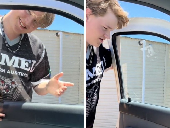 Gen Z baffled by old-school door lock. Picture: TikTok