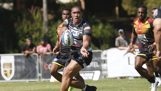 Leilani Latu playing for Tweed against Papua New Guinea in Round 1 of the 2019 Intrust Super Cup. Picture: SMP Images