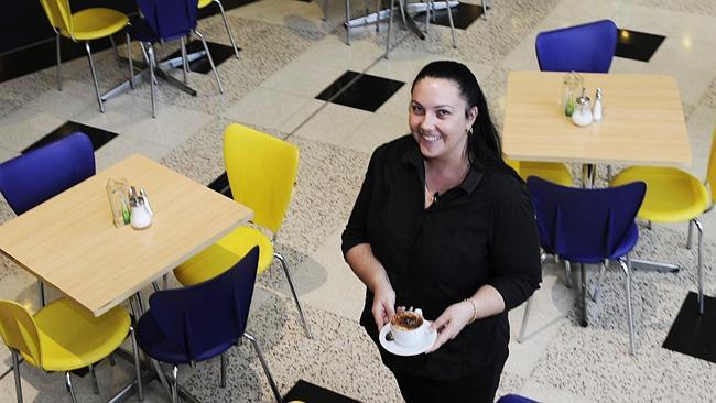 CB's Cafe manager Alicia McLaren returned rings lost by a customer about a year ago. 