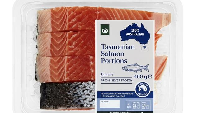 Concerned shareholders were worried about where Woolworths Salmon is sourced. Picture: Supplied