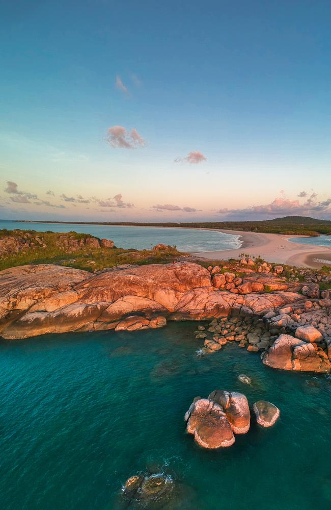 East Arnhem Land is beautiful and diverse with remote and rugged coastlines, and white sandy beaches. This vast area of nearly 100,000 sqkm of land is one of Australia's last strongholds of traditional Aboriginal culture. Photo: Tourism NT ESCAPE