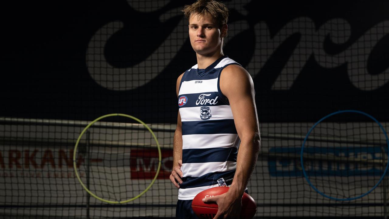 Foster was drafted by the Cats in 2022. Picture: Brad Fleet