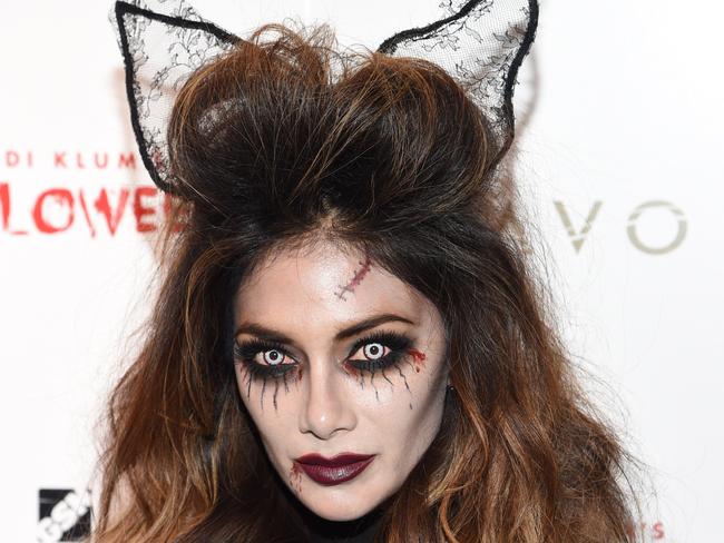 Nicole Scherzinger attends Heidi Klum's 16th Annual Halloween Party.