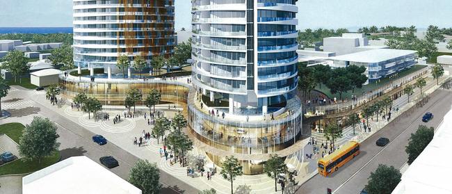 Artist's impressions of the $300m redevelopment of Lakeside Plaza at The Entrance.