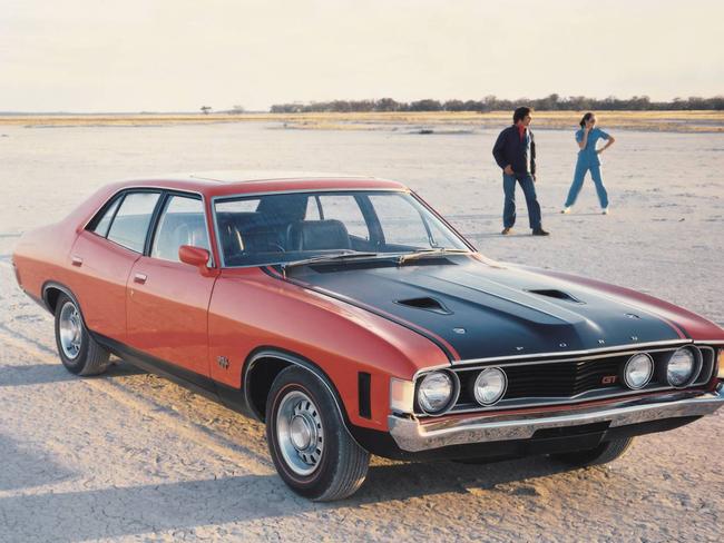 The Ford Falcon XA GT.