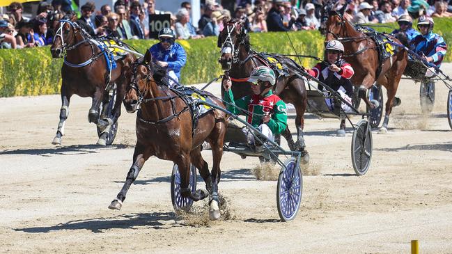 Just Believe takes home New Zealand harness racing’s biggest gong. Photo: HRNZ.