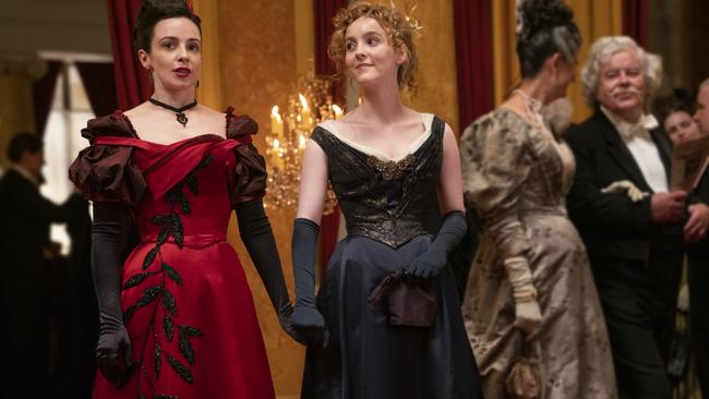 Laura Donnelly (Amalia True) and Ann Skelly (Penance Adair) in Binge's series The Nevers. Picture: HBO/Binge