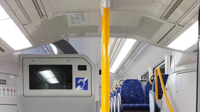 All 17 new trains should be in operation by the end of the second quarter next year. Picture: NCA NewsWire / Gaye Gerard