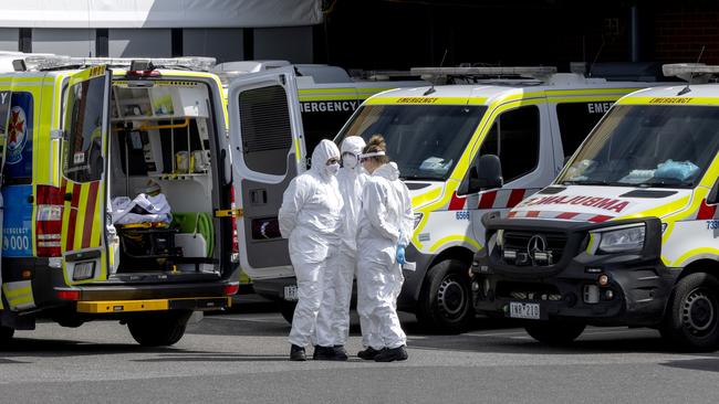 A small number of health care workers have been stood down for refusing the jab. Picture: NCA NewsWire