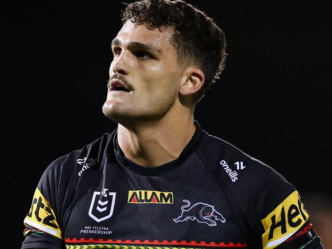 NRL 2024 RD03 Penrith Panthers v Brisbane Broncos - Nathan Cleary. Picture: NRL Photos