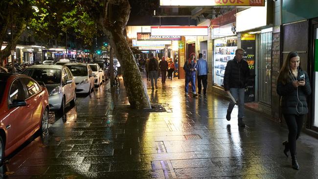 The once-thriving night-life hub of Kings Cross has seen a significant reduction in patrons since the lockout laws were introduced. Picture: David Swift