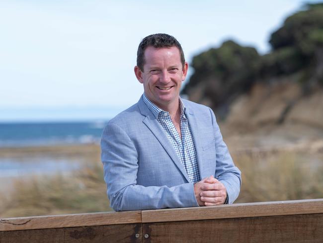 27-02-2025 Surf Coast Shire councillor Paul Barker is set to stand again in Corangamite at the 2025 federal election. Picture: Brad Fleet