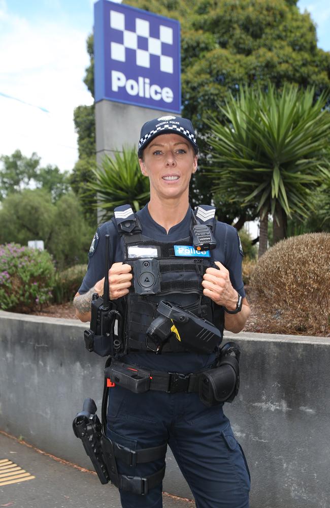 Sergeant Lauren O’Connor. Picture: Alan Barber